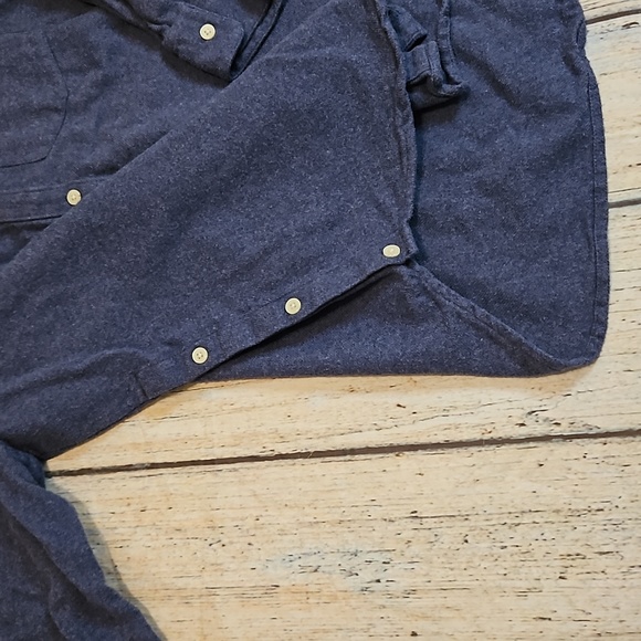 Madewell side button oversized ex boyfriend flannel - Picture 10 of 14